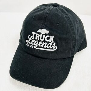 Chevrolet Truck Legends Car Motors Hat Cap Adjustable Strapback Black Outdoors